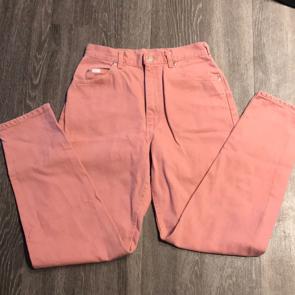 Vintage Pink Lee Mom Jeans